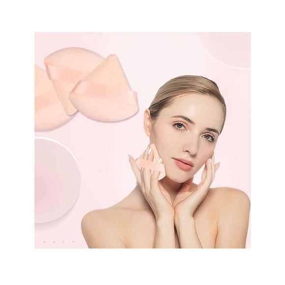 6 Pieces Powder Puff Face Triangle Makeup Puff Cosmetic Foundation Sponge - Picture 2 of 9